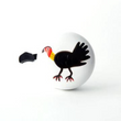 Load image into Gallery viewer, BEEP AUSSIE BUSH TURKEY BELL | WHITE