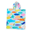Load image into Gallery viewer, Kids Hooded Towel Rainbow Reef