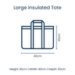 Load image into Gallery viewer, Daisy Large Insulated Tote