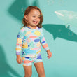 Load image into Gallery viewer, Long Sleeve Rash Vest Rainbow Reef