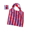 Load image into Gallery viewer, Red Blue Stripe Pocket Shopper