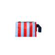 Load image into Gallery viewer, Red Blue Stripe Mini Zip Pouch