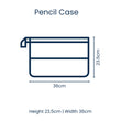 Load image into Gallery viewer, Red Blue Stripe Pencil Case