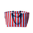 Load image into Gallery viewer, Red Blue Stripe Oversized Tote