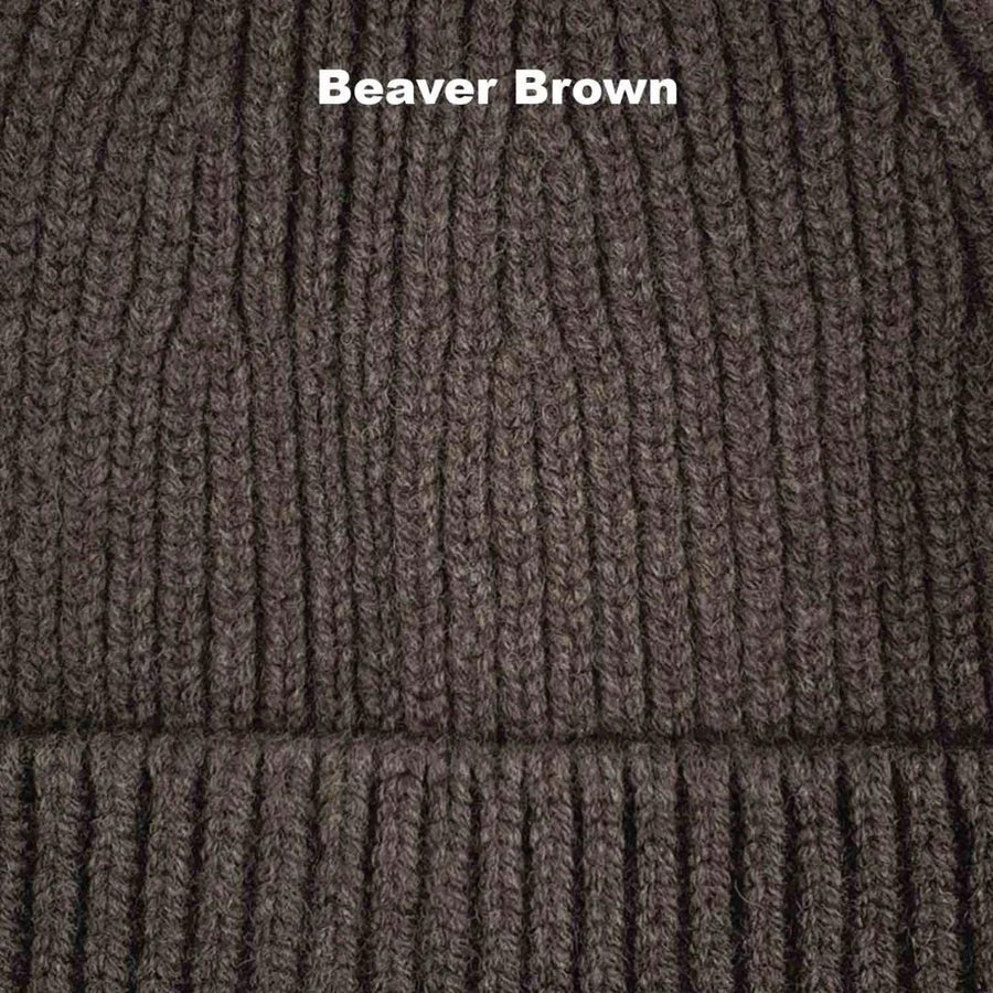 WINTER BEANIES | FIXED UNISEX - Beaver Brown