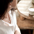 Load image into Gallery viewer, Hammered Concave Disc Necklace