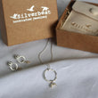 Load image into Gallery viewer, Hammered Ring Necklace with Pearls