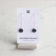 Load image into Gallery viewer, Petite Peacock Handmade Ceramic Earrings