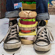 Load image into Gallery viewer, Iconic Wooden Stacking Burger