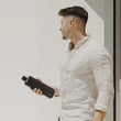 Load image into Gallery viewer, SLIM Stainless Steel Memo bottle - BLACK