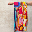 Load image into Gallery viewer, Parnngurr Area Silk Scarf By Jakayu Biljabu
