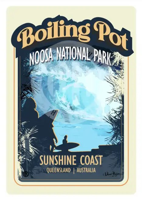 Boiling Pot - Retro Poster