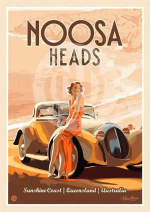 Noosa Concours - Retro Poster