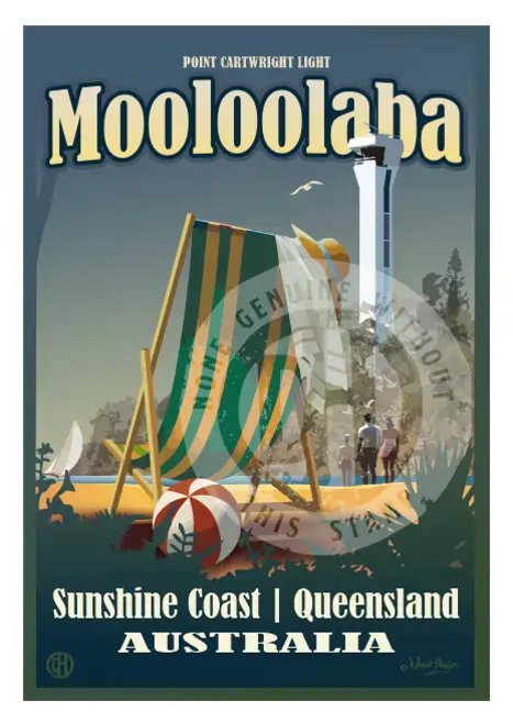 Mooloolaba - Retro Poster