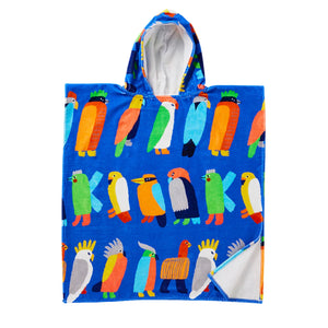 Kids Hooded Towel Flamin' Galahs