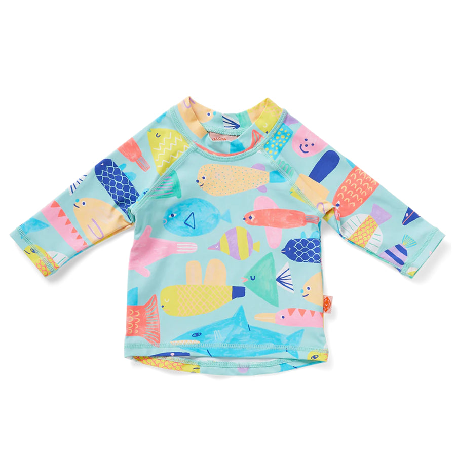 Long Sleeve Rash Vest Rainbow Reef