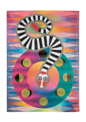 Clown Snake Tea Towel x Jeffrey Gibson