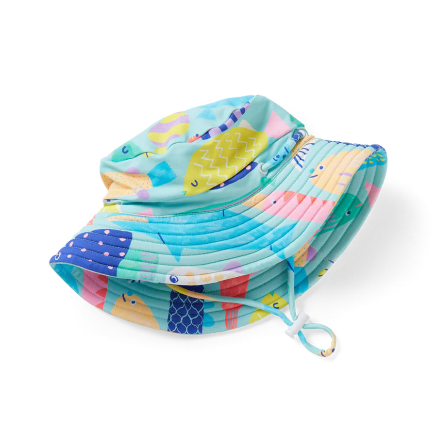 Swim Bucket Hat Rainbow Reef