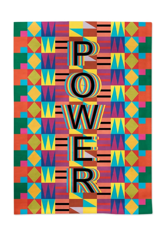 Power Tea Towel x Jeffrey Gibson