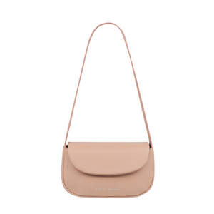 Women's Leather Handbag 'One of these days' - Dusty Pink