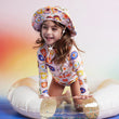 Load image into Gallery viewer, Long Sleeve Zip Bather / Flutterby
