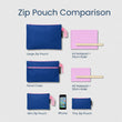 Load image into Gallery viewer, Hydrangea - Large Zip Pouch
