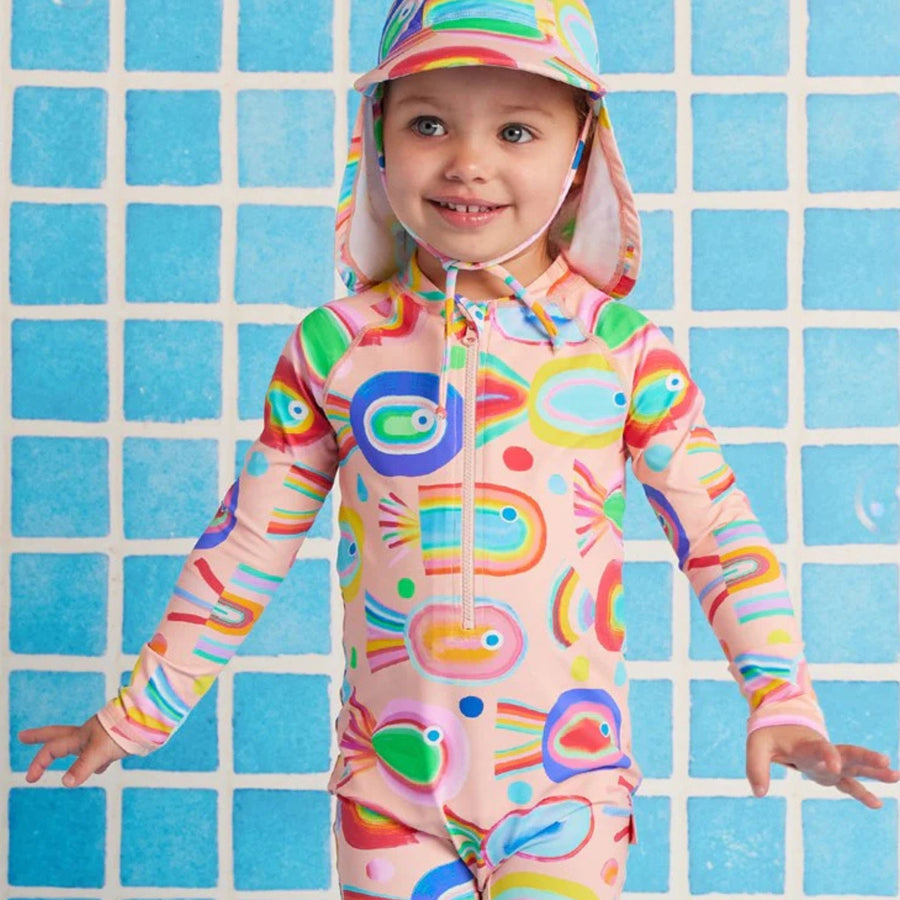 Long Sleeve Rash Suit Fancy Fins