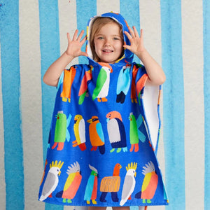 Kids Hooded Towel Flamin' Galahs