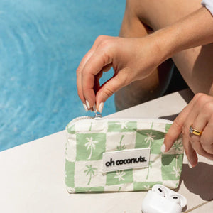 Wallet Pouch - Green Palms