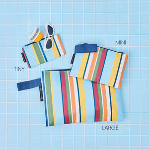 Retro Stripe Tiny Pouch