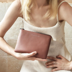 New Day - Dusty Rose Leather Wallet