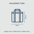 Load image into Gallery viewer, Hydrangea - Medium Insulated Tote
