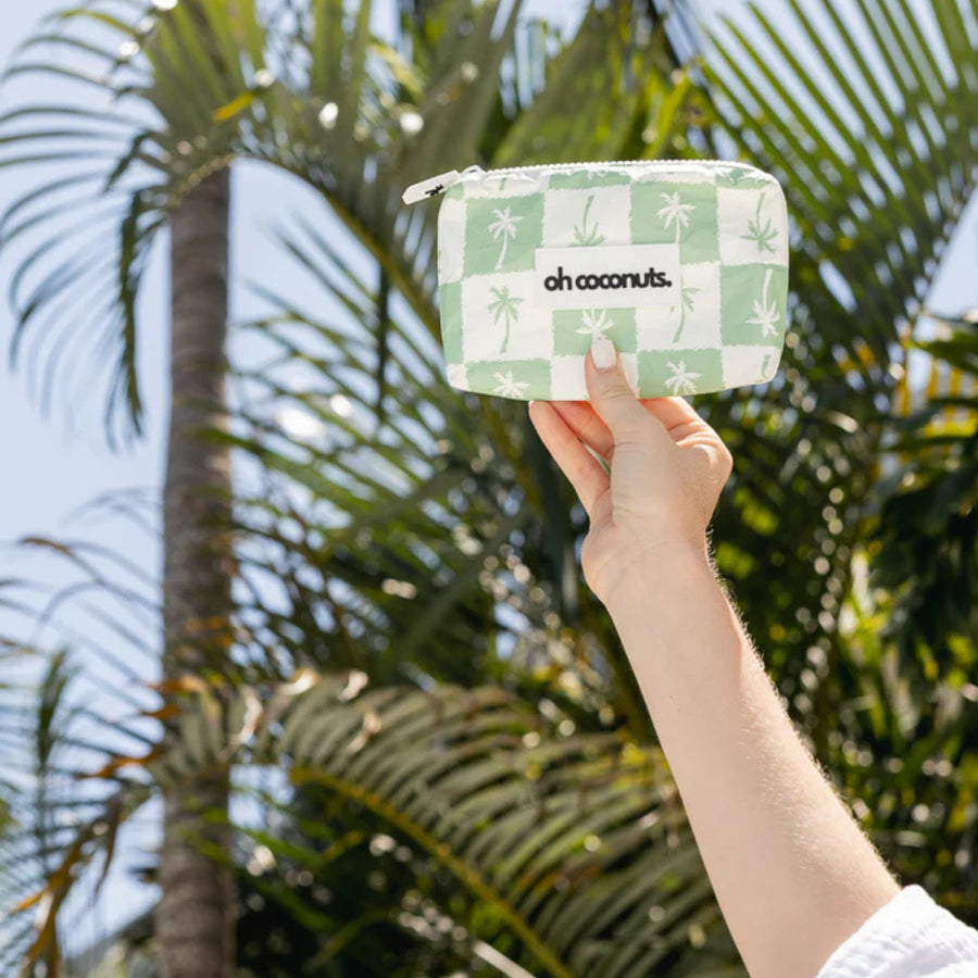 Wallet Pouch - Green Palms