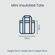 Load image into Gallery viewer, Hydrangea - Mini Insulated Tote
