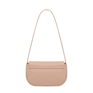 Women's Leather Handbag 'One of these days' - Dusty Pink