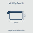 Load image into Gallery viewer, Hydrangea - Mini Zip Pouch
