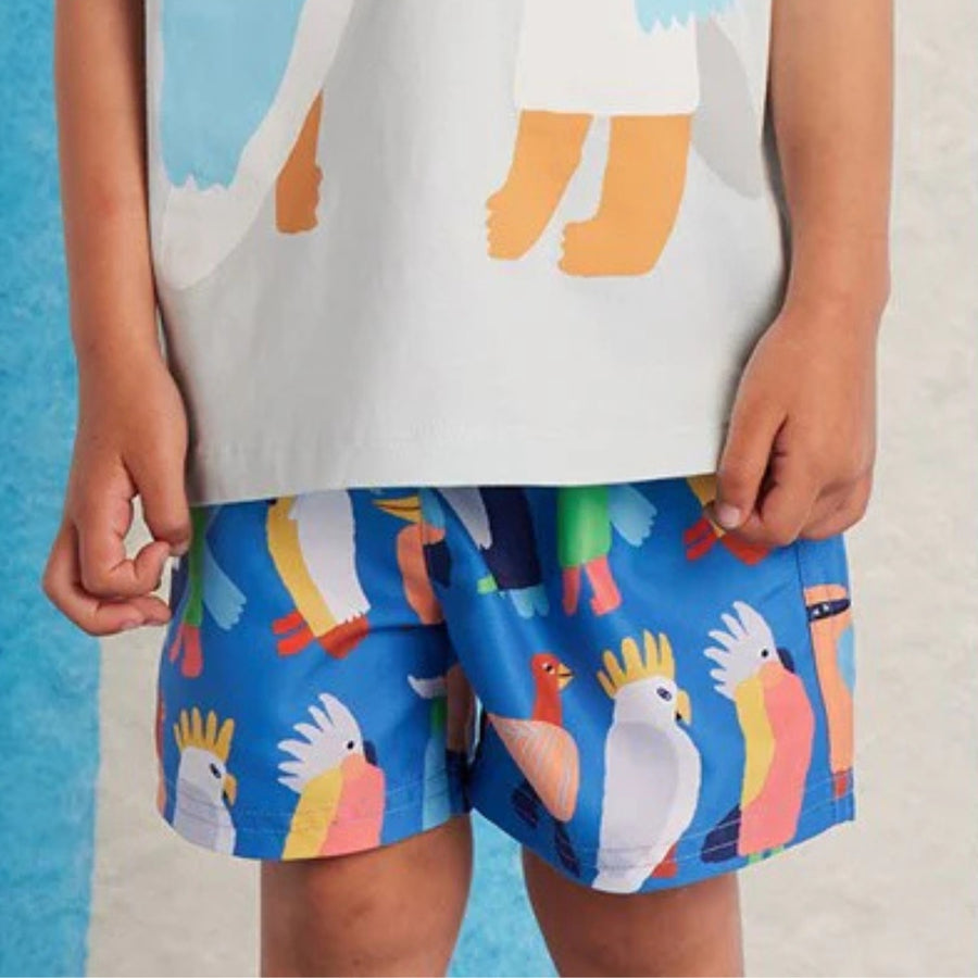 Kids Boardshorts Flamin' Galahs
