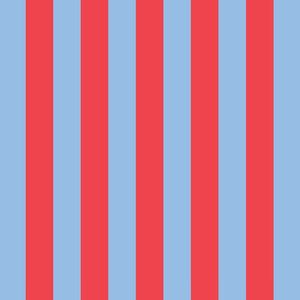Red Blue Stripe Oversized Tote