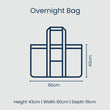 Load image into Gallery viewer, Hydrangea - Overnight Bag
