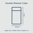 Load image into Gallery viewer, Hydrangea - Double Glasses Case
