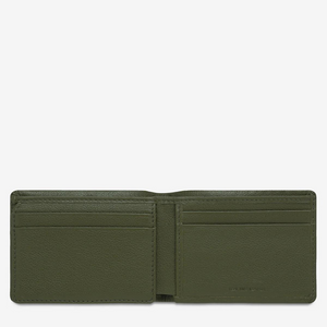 Jonah Khaki Leather Wallet