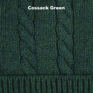 WINTER BEANIES | CABLE - Cossack Green