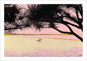 PANDANUS PINK (Noosa) - A3 POSTER PRINT