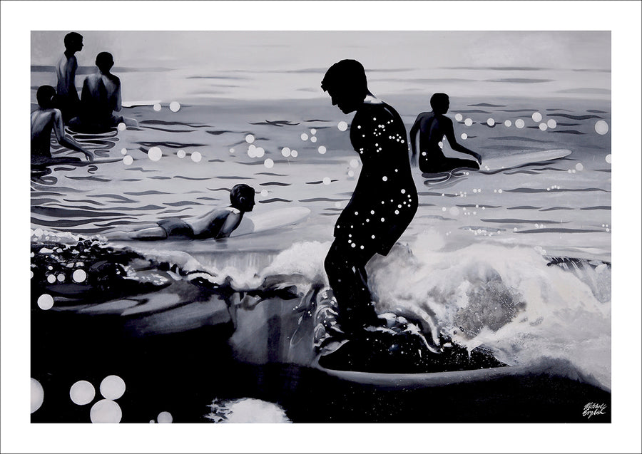 SILVER SURFERS - A3 POSTER PRINT