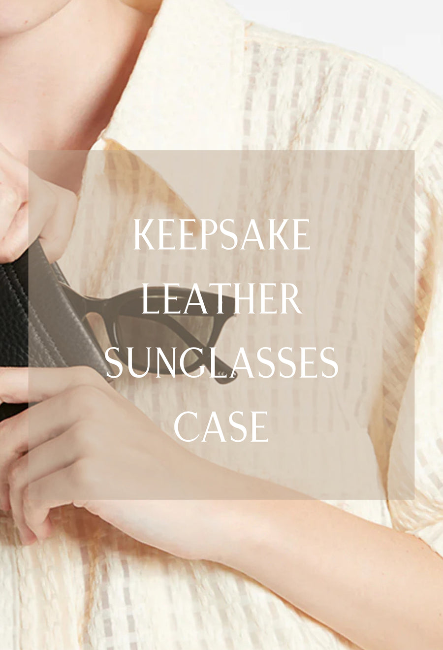 Keepsake Leather Sunglasses Case