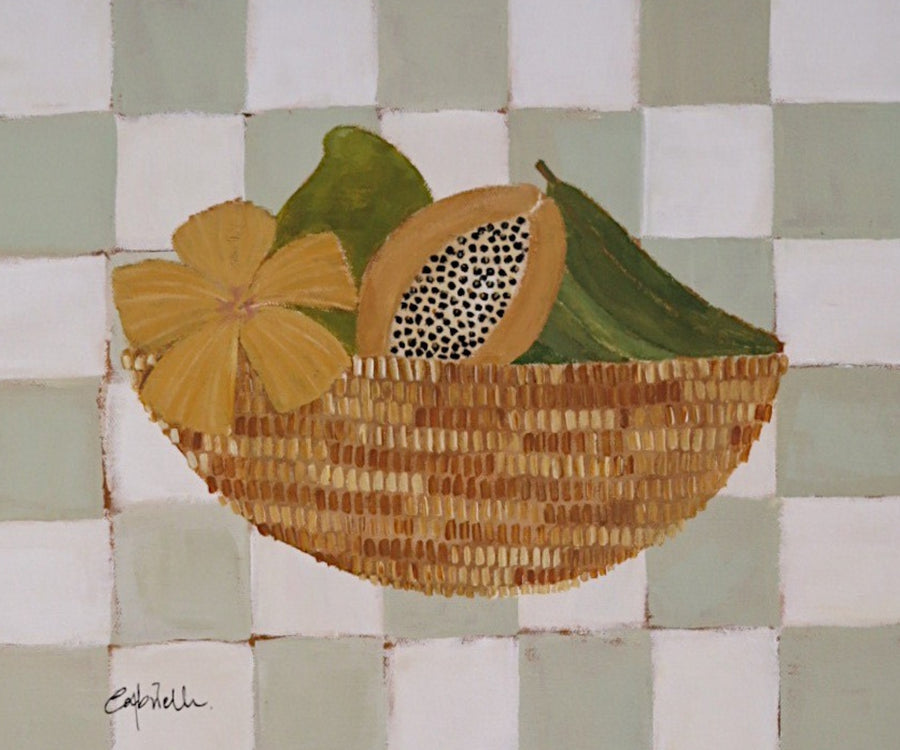Green Bananas & Pawpaw - Limited Edition Art Print