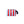 Load image into Gallery viewer, Red Blue Stripe Mini Zip Pouch
