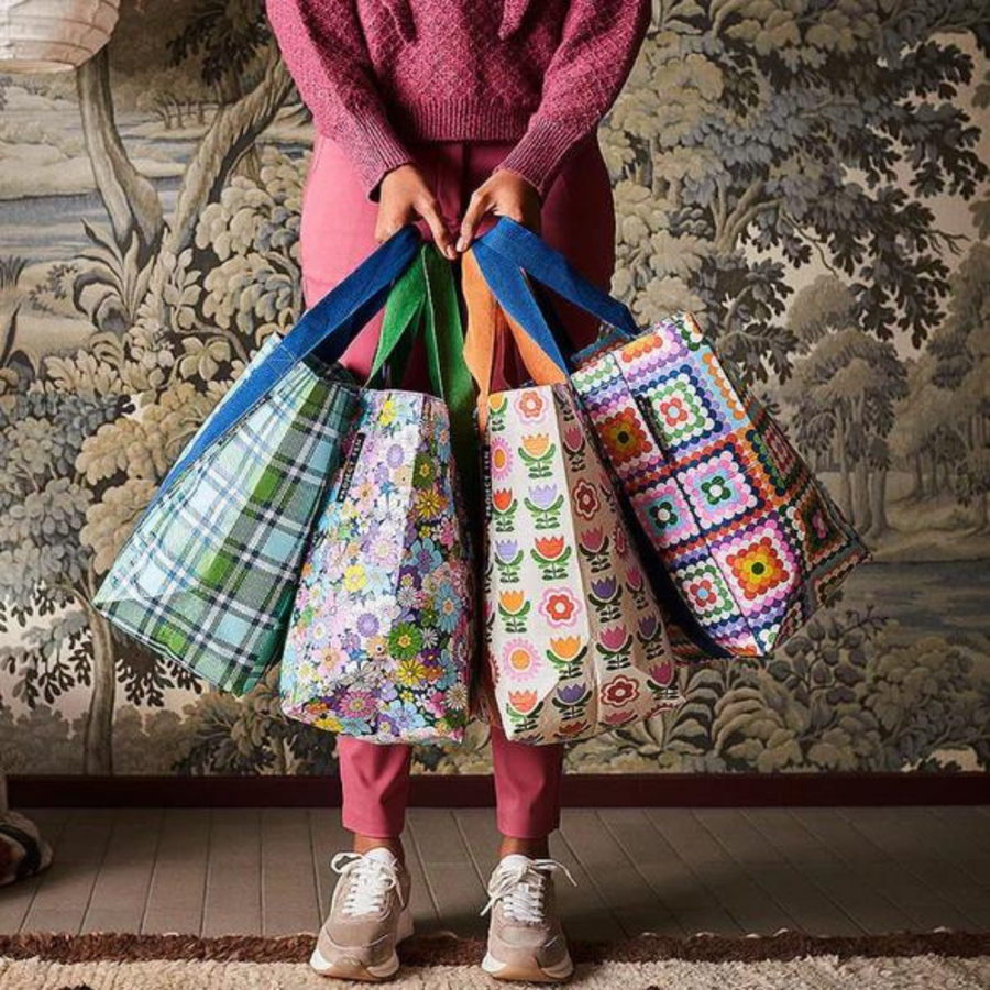 Crochet Shopper Tote Bag