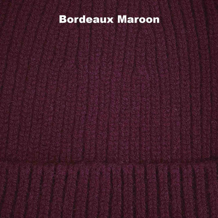 WINTER BEANIES | FIXED UNISEX - Bordeaux Maroon