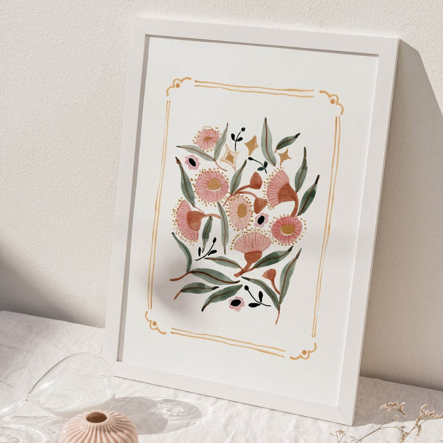 Australian Botanicals Gum Blossom - Fine Art Print